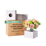 Pop Up Floral Delivery Box - White (Large, 50pk)