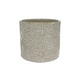 4.75in Wide Eden Ceramic Pot - Stone