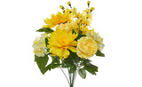 Dahlia Hydrangea Delphinium Bush - Yellow