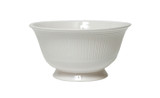 7in Wide Patrick Pedestal Ceramic Bowl - White
