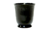 5.25in Wide Patrick Ceramic Pot - Black