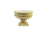 10.5in Tall Posh Classic Ceramic Urn - Gold Foil