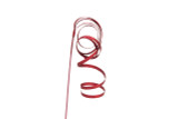 25in Glitter Spiral Ribbon Spray - Burgundy