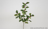 Fresh Cut Green Holly Spray