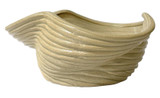 8in Wide Agnes Ceramic Bowl - Taupe