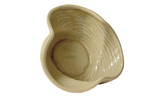8in Wide Agnes Ceramic Bowl - Taupe