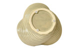 8in Wide Agnes Ceramic Bowl - Taupe