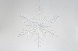 24in Acrylic Snowflake with Hanger