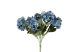 20in Hydrangea Bush x7 - Dark Blue