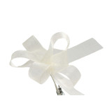 #3 Mono Edge Organza Ribbon (100yd) - Ivory