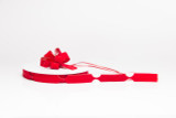 10 Loop Velvet Pull Bow (50 Bows) - Red