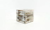 5in Wood Cube Planter Box - Rockport