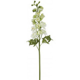 23in Delphinium Stem - White