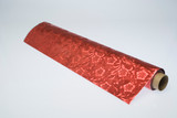 20in Wide Poly Embossed Foil (30ft) - Red