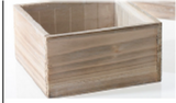 7in Wooden Square Planter Box - Nantucket