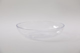 6in Wide Plastic Design Dish - Clear