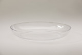 9in Wide Plastic Design Dish - Clear