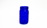 6.5in Tall Glass Mason Jar - Cobalt Blue