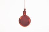 50mm Glass Ball on Stem - Shiny Red