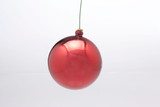 80mm Plastic Ball on Wire (Bag of 6) - Shiny Burgundy