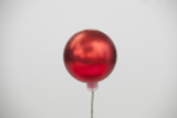 50mm Plastic Ball on 9in Wire (Bag of 12) - Matte Red
