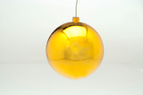 100mm Plastic Ball on Wire (Bag of 4) - Shiny Gold