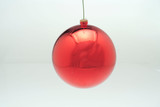 100mm Plastic Ball on Wire (Bag of 4) - Shiny Red