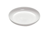 15in Wide Plastic Design Dish - White