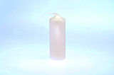 2x6in Tall Pillar Candle - White