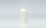 3x6in Pillar Candle - White
