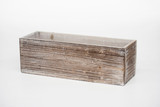 12in Long Rectangular Wood Planter - Rockport