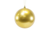 100mm Plastic Ornament Ball - Candy Apple - Gold