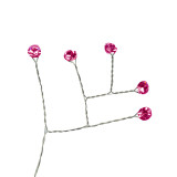 Rhinestone Spray x5 (Pack of 12) - Pink Rose