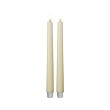 11in Patria LED Taper Candles (2pk) - Ivory