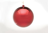 250mm Plastic Display Ball - Shiny Burgundy