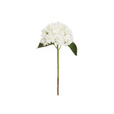 18in Short Stem Hydrangea - White