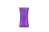 6.75in Tall Square Bunch Glass Vase - Purple