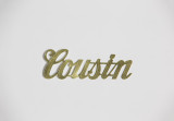 Decorative Word Script (Pack of 10) - Cousin