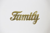 Decorative Word Script (Pack of 10) - Family