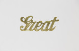 Decorative Word Script - Great