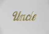 Decorative Word Script - Uncle