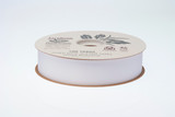 #9 Plain Satin Ribbon (100yd) - White