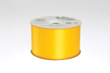 #40 Plain Satin Ribbon (50yd) - Golden Yellow