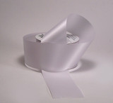 #40 Plain Satin Ribbon (50yd) - Ivory