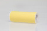 6in Wide Nylon Tulle Ribbon (25yd) - Light Yellow