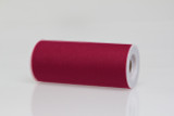 6in Wide Nylon Tulle Ribbon (25yd) - Burgundy