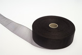 #9 Monofilament Organza Ribbon (100yd) - Black