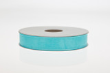 #3 Chiffon Organza Ribbon (25yd) - Aqua