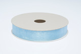 #3 Chiffon Organza Ribbon (25yd) - Light Blue