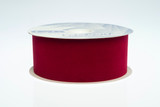 #40 Velvet Poly Back Ribbon (25yd) - Burgundy